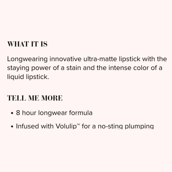 Too Faced Melted Matte Plumping Lipstick- Cool Girl (True Cool Nude) - Picture 4 of 14